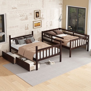 Massivholz-Doppelstockbett für Kinder, Kindergarten-Schlafbett, Familien-Doppelstockbett für Kinder - Product Image 3