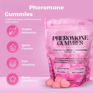 Gomitas de Feromonas con Sabor a Bayas Mixtas Más Vendidas, 60 Piezas/Bolsa. Mejora las feromonas naturales, aumenta la atracción y la confianza - Product Image 4