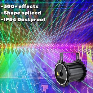 Laser RGB d'animation Magic 5W avec contrôle DMX ILDA IP54 et 25 000 points par seconde pour événements et fêtes - Product Image 2