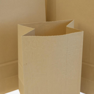 Tùy chỉnh bền Túi giấy Kraft thân thiện với môi trường cho thực phẩm lớp Nâu ăn trưa & bánh takeout bao bì có thể tái chế tùy chỉnh logo & kích thước - Product Image 2