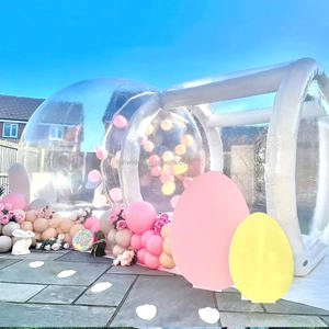 Casa de Burbujas Inflable Transparente Móvil en Existencia al por Mayor, Domo Redondo Inflable para Fiestas, Casa de Burbujas de PVC - Product Image 1