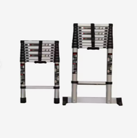 Échelle télescopique Xinxing de 5 mètres, échelle multifonctionnelle très vendue, échelle télescopique en alliage d'aluminium pour usage domestique