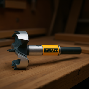 Broca para madera tipo Forstner DeWalt de 1 pulgada de diámetro para perforación de precisión en madera - Product Image 3