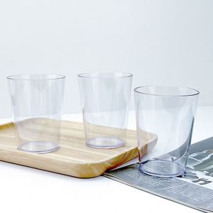 Gobelets en plastique transparents de 9 oz à fond rond pour jus, café, avec logo personnalisé, pour fêtes et cadeaux - Product Image 4