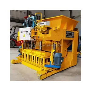 egg layer mobile brick block making machine price for sale for small business