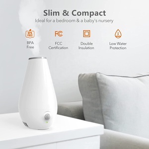 Elegante Amd Smart Looking Humidificador ultrasónico 20 Innovación ABS Máquina de ruido blanco Humidificador Difusor de aceite esencial Sin agua - Product Image 2