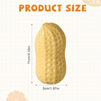 Peanut Squishies Bola Squish Berbentuk Kacang Bola Adonan Lunak Mainan Sensorik Penghilang Stres Lembut Penghilang Stres Lembut