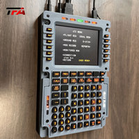 Panneau de simulateur de vol A320 MCDU personnalisé, composant de cockpit de simulation de vol pour l'enseignement de l'aviation et les plateformes de simulation à domicile