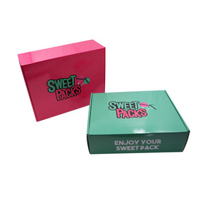 Hồng Lông Mi Sóng Giấy Hiển Thị Sách Cho Trang Phục Vẻ Đẹp Hộp Mỹ Phẩm Bao Bì Dập Nổi Logo Tóc Giả Bưu Phẩm Vận Chuyển Hộp Thấp - Product Image 4