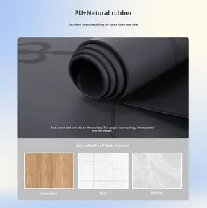 Tapete de <span class=keywords><strong>Yoga</strong></span> de Caucho Natural <span class=keywords><strong>para</strong></span> <span class=keywords><strong>Principiantes</strong></span> |   Superficie Antideslizante y Amortiguación <span class=keywords><strong>Suave</strong></span> |   Mejora tu práctica de <span class=keywords><strong>yoga</strong></span> de base - Product Image 4