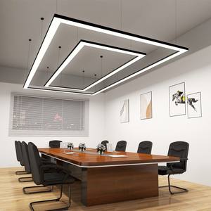 Lampu gantung LED, lampu gantung aluminium untuk ruang pertemuan kantor toko tukang cukur Gym - Product Image 5