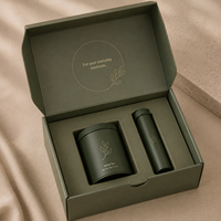 Boîte d'expédition magnétique écologique et recyclable avec insert en mousse EVA personnalisé, tube pour boîte à thé, coffret cadeau de luxe pour entreprises