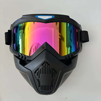 Lunettes de motocross anti-poussière, lunettes de moto réglables, respirantes, protection intégrale du visage, pour moto tout-terrain