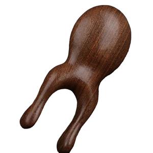 Petit grattoir en bois de santal en forme de grenouille pour le nettoyage du visage, protection des yeux, débouchage des pores, <span class=keywords><strong>brosse</strong></span> de nettoyage portable - Product Image 5