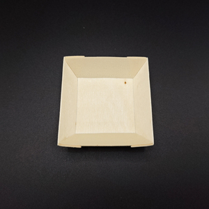 Boîte alimentaire en bois biodégradable, boîte à pâtisserie jetable en bois, emballage écologique pour gâteaux, boîte cadeau pour boulangerie - Product Image 4