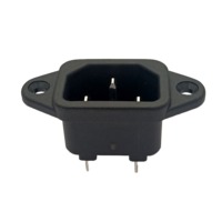 Connecteur IEC certifié ENEC & CCC EN60320 C14 10A 250V/15A 250V AC 30MΩ Max Prises et fiches pour équipements électriques