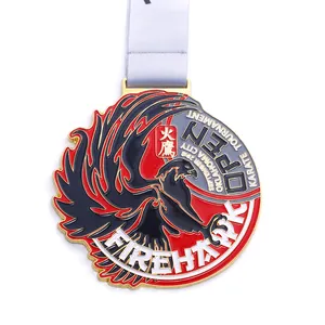 Volleyball Medals Custom Soft Enamel Metal Philippine Volleyball Wholesale Engraved Sport Medal