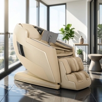 Silla de Masaje Corporal Completo con Gravedad Cero 4D, Infrarrojos y Fisioterapia, Modelo Boncare K21 Musical, de Lujo para Uso Doméstico