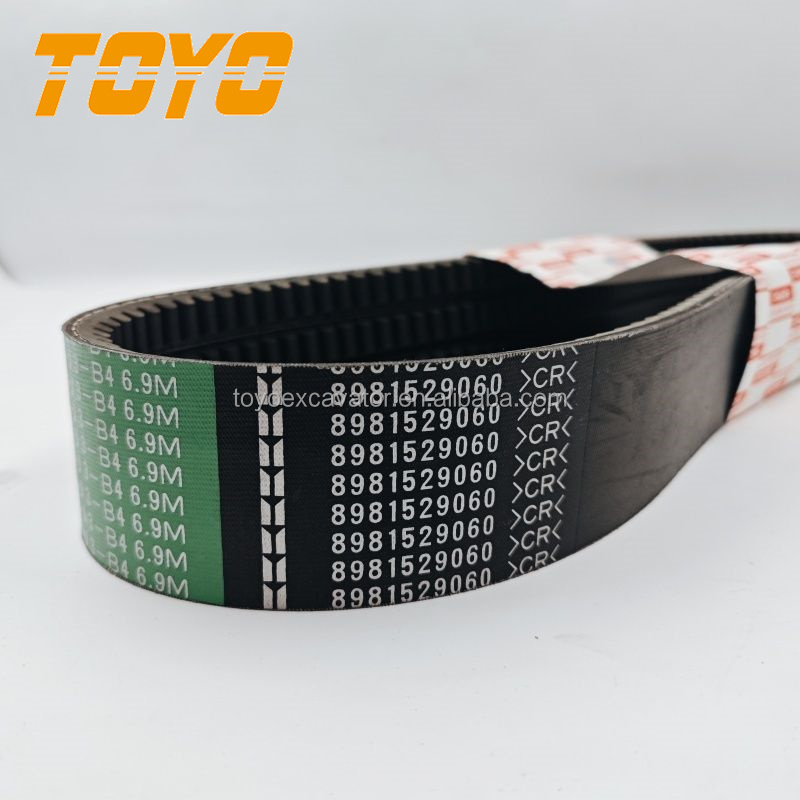 ZX200 ZAX200 ZX200-5G Excavator v Belt 6BG1 Fan Belt 8