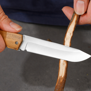 Tùy Chỉnh Ngoài Trời <span class=keywords><strong>Fab</strong></span> Bánh Survival Cắm Trại Dao Với Gỗ Xử Lý 89Mm Lưỡi Thép Không Gỉ Trượt Mở Thiết Kế OEM Hỗ Trợ - Product Image 2