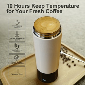 Redsalmon-taza de viaje con Control de temperatura, taza de café inteligente calentada con 10 horas de duración, mantiene el calor para leche, té y agua - Product Image 2