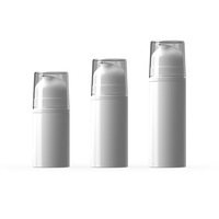 Nouvelle bouteille de mousse ronde de 100/150/200 ml avec pompe, distributeur de nettoyant visage et désinfectant pour les mains, en PET brillant anti-salissure