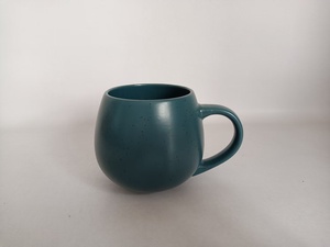 Großhandel 400ml Großvolumige Keramik-Kaffeetasse mit Individuellem Logo-Aufdruck Neues Design Großer Bauch Matt Werbegeschenk - Product Image 6