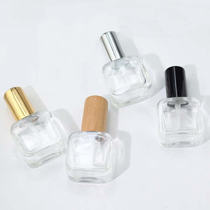 "Uçucu yağlar için 10ml kare cam ince sis püskürtücü parfüm Atomizer-temizle" - Product Image 4