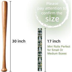 Green Christmas <b>Wrapping</b> <b>Paper</b> Roll 17 In X 33 Ft Double Sided Eco Friendly Gift Craft Packaging - Product Image 3