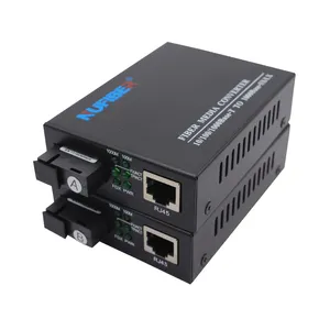 ตัวแปลงสื่อไฟเบอร์ออปติก Gigabit Simplex WDM 1330/1550nm SC 20กม. มินิ MC 5V-12V