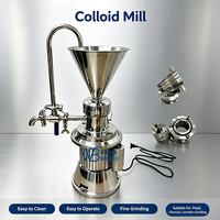 Moulin colloïdal en acier inoxydable à prix d'usine pour beurre de cacahuète, pâte de sésame, confiture de fruits