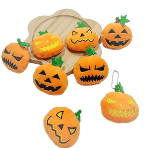 Dễ Thương Kawaii tùy chỉnh Halloween bí ngô sang trọng <span class=keywords><strong>Keychain</strong></span> Đồ chơi nhồi bông cho trẻ em cho các bên và chủ chốt - Product Image 1