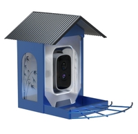 1.5L IP66 Étanche Utilisation Extérieure AI Smart Bird Feeder Camera avec Squirrel Proof Solar Powered 5MP HD Night Vision, App Control
