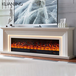 <span class=keywords><strong>Cheminée</strong></span> électrique en bois moderne Kuanjing avec té<span class=keywords><strong>l</strong></span>écommande, autoportante, pour villa, appartement, insert, design contemporain, taille personnalisée 1 - Product Image 2