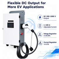 Bornes de recharge au sol pour véhicules électriques, station de recharge DC 40KW 60KW pour usage commercial, chargeur rapide pour VE, CCS2 OCPP