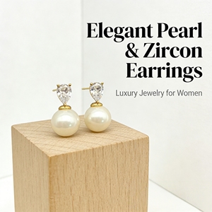 Factory Direct Sales of High-quality Fashion Jewelry <strong>Earrings</strong> Simple yet Luxurious Pearl <strong>Earrings</strong> - Product Image 4