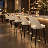Tabouret haut de luxe personnalisé chaises de bar comptoir table à manger et ensemble de chaises pour restaurant meubles bar café