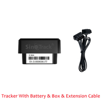 Localizador GPS Sinotrack ST-902A OBDii para Automóvil, Anti-Rastreo, Sin Necesidad de Instalación, GSM/GPRS, Mapa de Google, Certificado ROHS