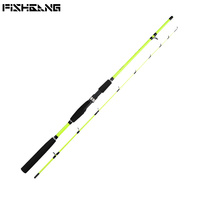 FISHGANG OEM umpan pancing 1.6 m 1.8 m 2.1 m 2.4 m serat lembut kaca Casting dan berputar tongkat pancing ujung lembut
