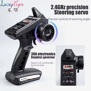 รถบรรทุก RC ลดราคาพิเศษ ขับเคลื่อน 4 ล้อ รีโมทคอนโทรล 2.4GHz ความเร็วสูง แข่งดริฟท์ RTR ยางเปลี่ยนได้ 38 กม./ชม. สเกล <span class=keywords><strong>1</strong></span>:16 สำหรับเล่นในร่มและกลางแจ้ง - Product Image 2