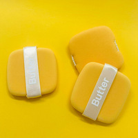 Éponge de maquillage carrée super douce double face, utilisable à sec ou à humide, pour fond de teint liquide, coussin de maquillage Honey Air