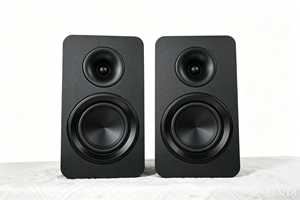 Haut-parleur passif de bibliothèque 5,25'' avec woofer en aluminium couleur cuivre et tweeter en soie, <span class=keywords><strong>crossover</strong></span> audio bidirectionnel pour home cinéma et utilisation informatique - Product Image 3