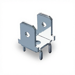 Đầu nối dạng chập HLE PT250-H bằng đồng thau, đầu nối PCB, khoảng cách chân 5.08x7.62mm, mạ thiếc, 1000 cái/túi - Product Image 2