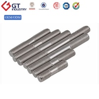 Vis à tête cylindrique à double extrémité en acier inoxydable de qualité supérieure GB898 DIN939 M10-M30, fixation filetée pour machines et équipements industriels