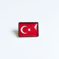 Épinglette en émail personnalisée avec le drapeau national syrien, broche en métal pour souvenir de voyage, festival national, événement culturel et cadeau pour club scolaire