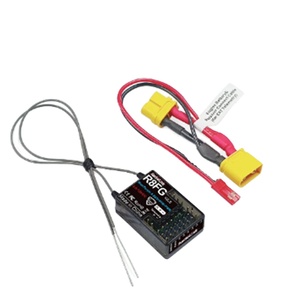 R8FG 8 canaux 2.4G Gyro RC récepteur tension retour 600 mètres longue portée RX pour voiture bateau 8X 6GS 4 T8S <span class=keywords><strong>T8FB</strong></span> - Product Image 5