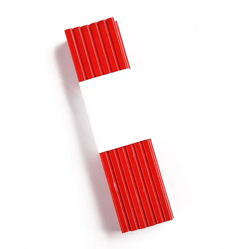 ดินสอสีทึบสำหรับช่างไม้ทรงแปดเหลี่ยมสีแดงสีดำดินสอก่อสร้างสำหรับงานไม้และทำเครื่องหมายคอนกรีต