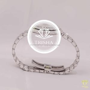 Reloj de Compromiso Elegante de Alta Demanda con Cristal de Moissanita, Caja de Acero Inoxidable, Unisex, Joyería Nupcial para Boda, Regalo en Oferta, Mecánico - Product Image 3