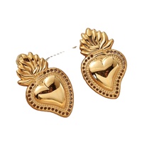 Roestvrij staal perzik hart fruit serie Stud aardbei-vormige oorbellen sieraden dames oorbel