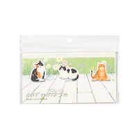 90 hojas/paquete de notas adhesivas de pie Linda vida diaria creativa Adorable gato ilustración planificador decoraciones notas